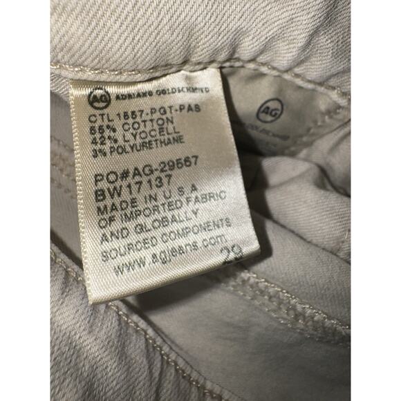 Adriano Goldschmied Jeans Women 29 The Prima Crop Mid Rise Cigarette - Picture 8 of 9